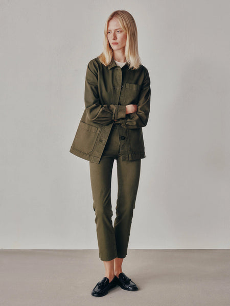 Mara Straight Mid Rise Ankle: Trellis