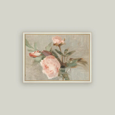 Light Pink Roses Framed Art