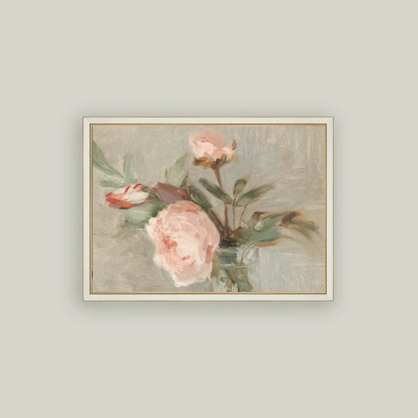 Light Pink Roses Framed Art
