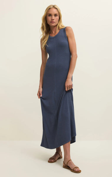 Linden Rib Midi Dress