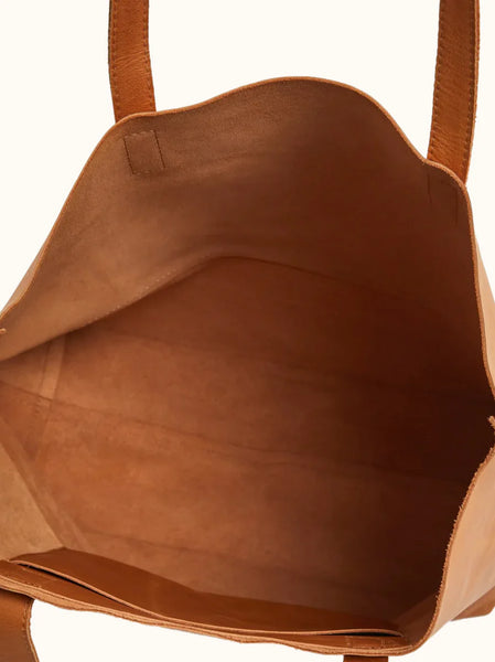 Mamuye Classic Tote: Cognac