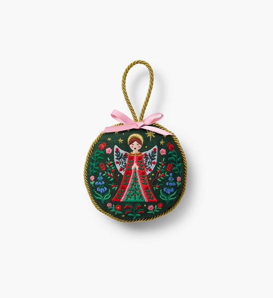 Angel Embroidered Ornament