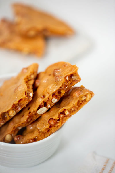 Hand Dipped Peanut Brittle
