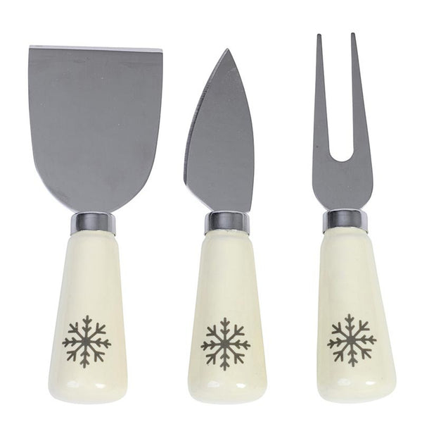 Snowflake Cheese Knives