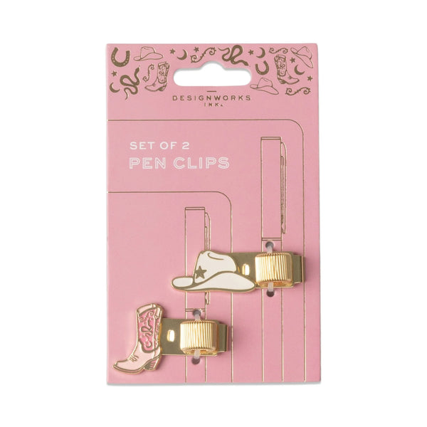 Cowgirl Pen Clip Set