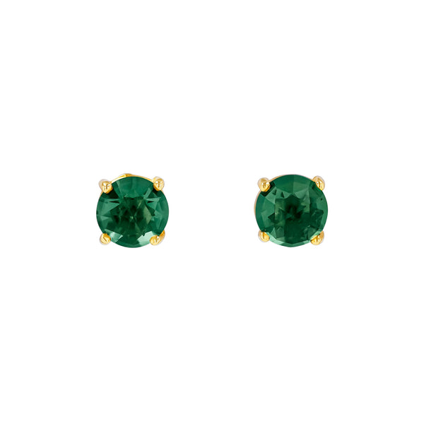 Green Envy Round Studs