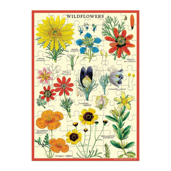 Wildflowers Puzzle Greeting Card