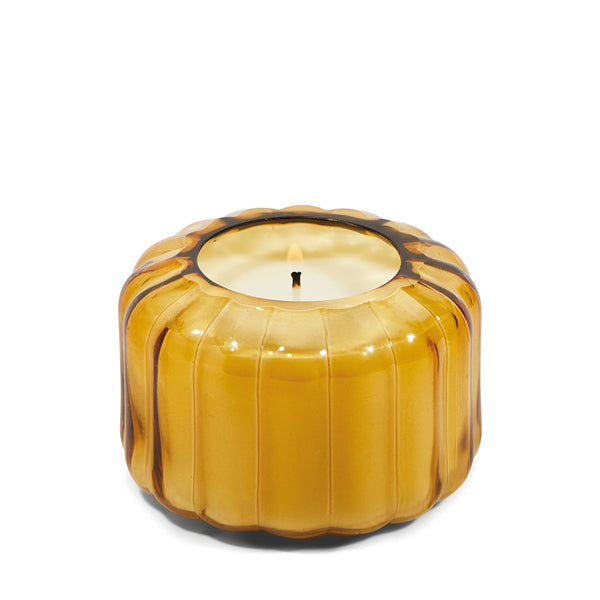 Golden Ember Ripple Candle