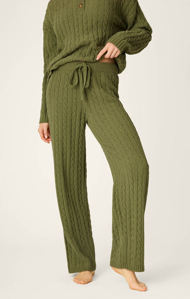 Chenille Cable Knit Pant