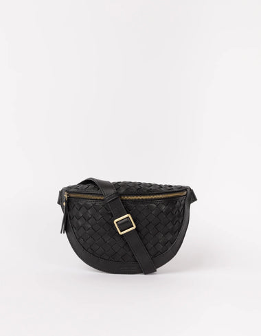 Ray Bum Bag: Black Woven
