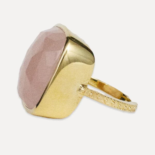Monterey Ring: Rose Quartz