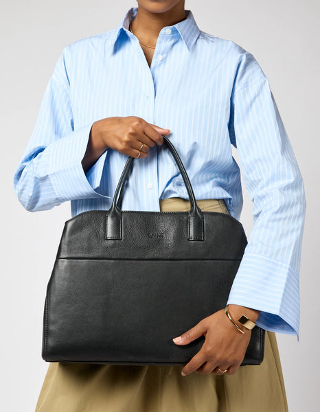 Rita Work Tote: Black