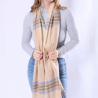 Camille Plaid Scarf