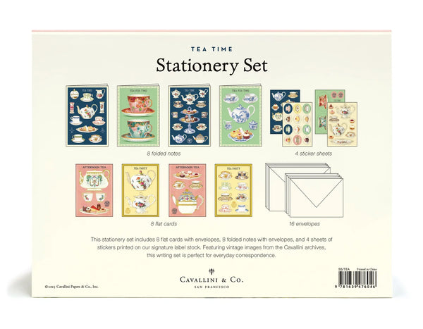 Tea Time Stationery Set