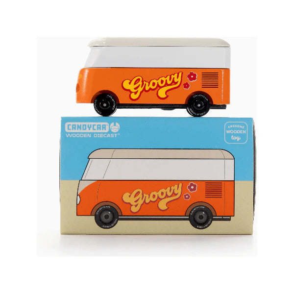 Groovy Orange VW Van
