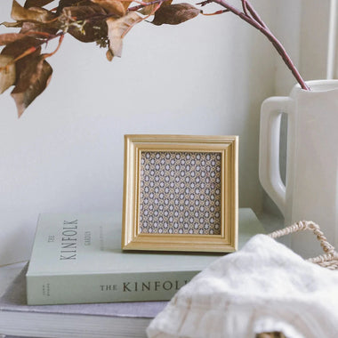 Beveled 4x4 Gold Frame