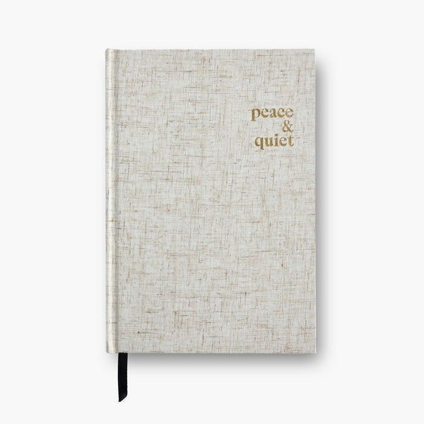 Peace and Quiet Linen Notebook