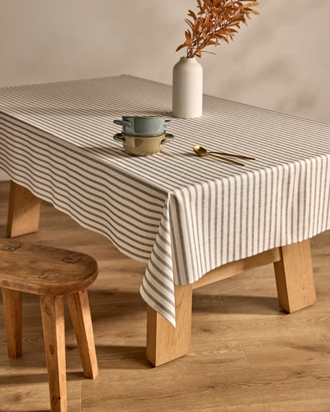 Stone Stripe Tablecloth