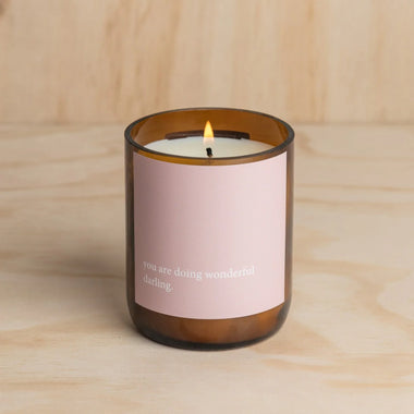 You're Doing Wonderful Candle