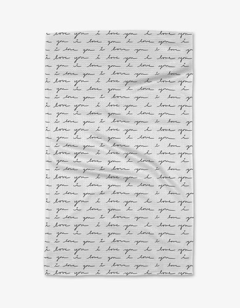 List of Love Kitchen Tea Towel