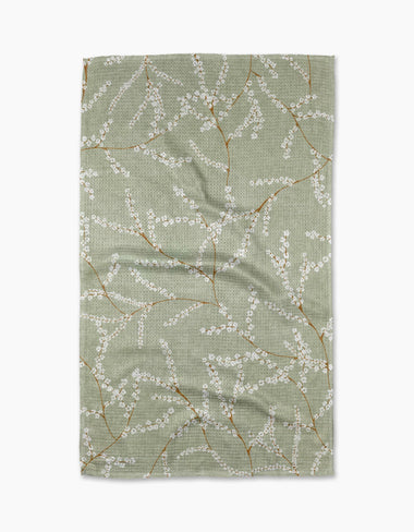 Quiet Flowers Tea Towel