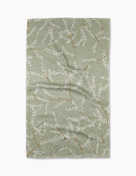 Quiet Flowers Tea Towel