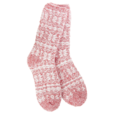 Peppermint Faire Isle Cozy Socks