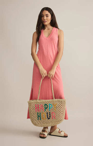 Happy Hour Jute Tote Bag
