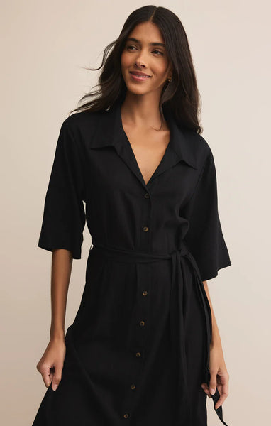 Brise Linen Midi Dress