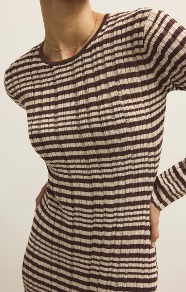 Rosetta Striped Maxi Dress