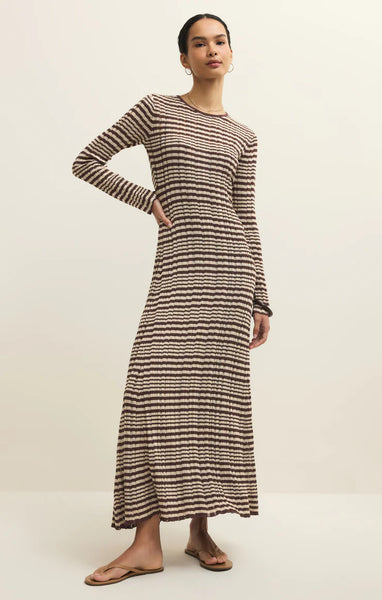 Rosetta Striped Maxi Dress