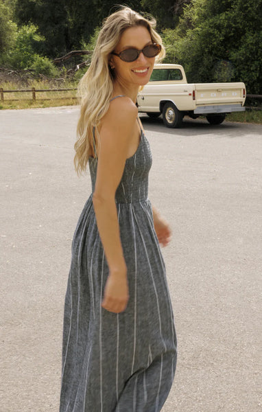 Romy Striped Maxi Dress