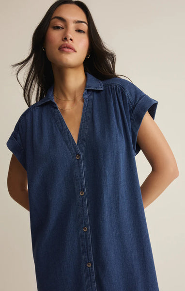 Shellbound Twill Dress