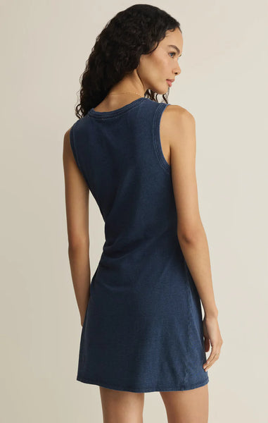Mattie Jersey Denim Mini