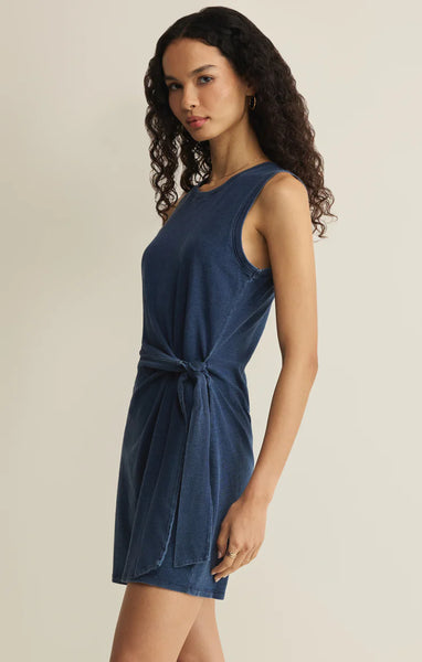 Mattie Jersey Denim Mini