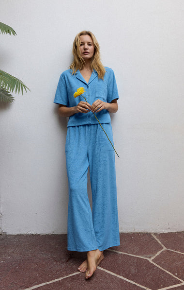 Let's Cruise Pant: Salty Blue