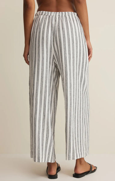The Perfect Striped Pant: White