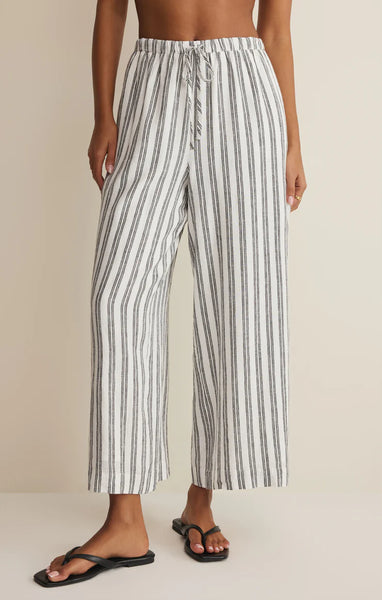 The Perfect Striped Pant: White