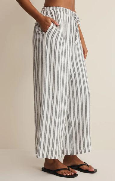The Perfect Striped Pant: White