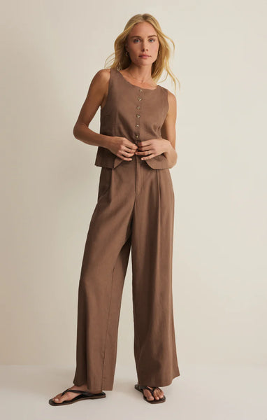 Overlook Linen Pant: Palo Santo