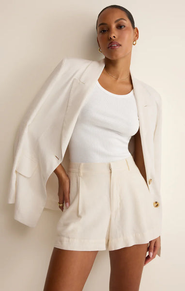 Vantage Linen Short: Cloud