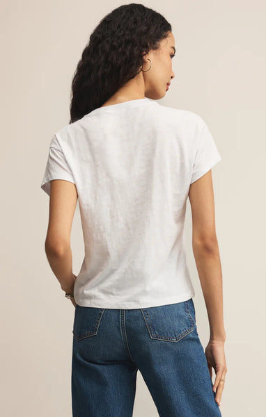 Modern Slub Tee: White