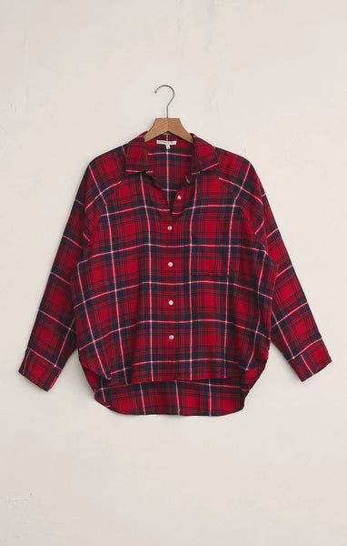 River Plaid Button Up