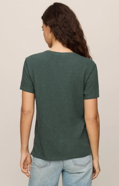 Foundation Slub Tee: Emerald Cove