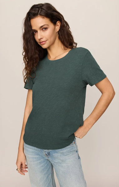 Foundation Slub Tee: Emerald Cove