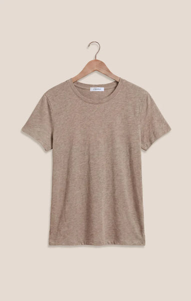 Foundation Slub Tee: Heather Ash