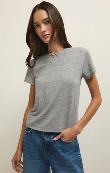 Tourist Tee: Heather Grey