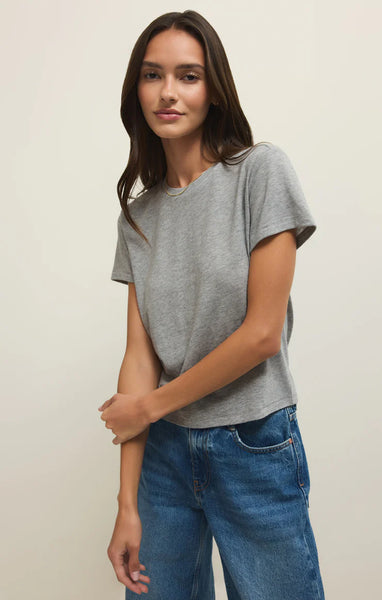 Tourist Tee: Heather Grey