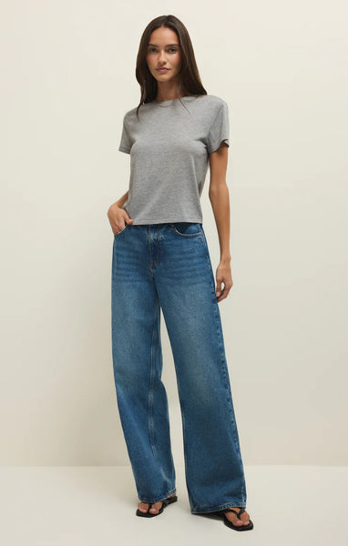 Tourist Tee: Heather Grey