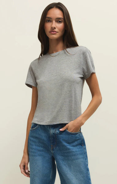 Tourist Tee: Heather Grey